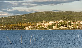 Gezicht op Balaruc-le-Vieux