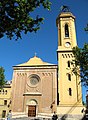 Església de Santa Maria del Remei, a la Plaça de la Concòrdia del barri de les Corts