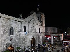 Basilica Minore del Santo Niño de Cebu night view