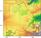 Рельеф Ботсваны