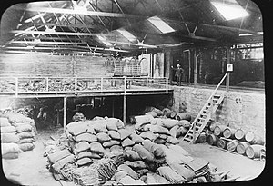 Charcoal bagging room