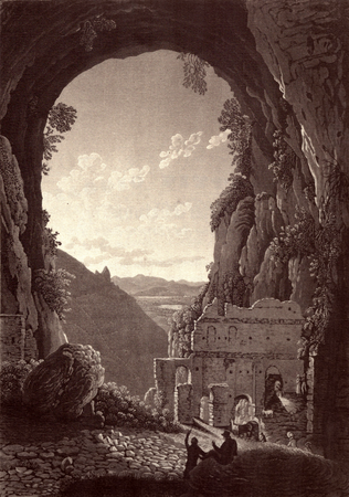 Opera realizzata dagli sposi Federico e Caterina Lose (o Lozé) per il libro "Viaggio pittorico nei monti di Brianza", pubblicato a Milano nel 1823