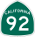 California 92.svg