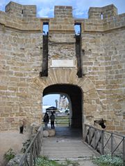 Castello a Mare de Palerme, entrée principale.