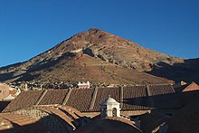 The Cerro Rico in Potosi, still an important mining site since the colonial times. Cerro ricco.jpg