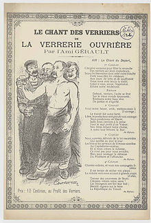 Chanson "chant des verriers de la verrerie ouvrière par l’Ami Gérault" 1 - Archives Nationales - 14AS-132.jpg