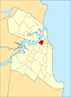 Location of Cidade Alta in Natal.