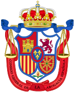 Escudo del Consejo General de la Abogacía Española.