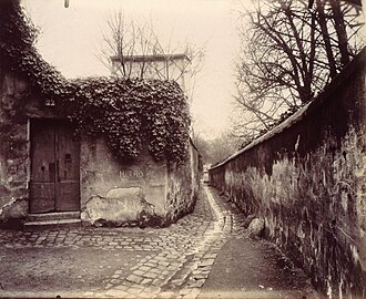 Vers la rue d'Ankara (Eugène Atget, 1913).