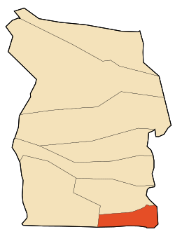 Location of Sidi Amrane commune within El Oued Province