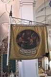 Fahne der Huf-, Waffen- und Nagelschmiede von 1847, heiliger Eligius