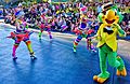 José Carioca accompagné de danseuses