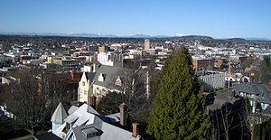 Downtown Bellingham as observed from Sehome Hi...