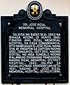Dr. Jose Rizal Memorial Hospital Historical Marker in Dapitan, Zamboanga del Norte