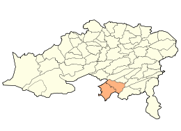 Distretto di Menaâ – Mappa