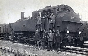 Nummer 1406 im Bahnhof Markgröningen, diese Maschine steht heute im Europa-Park Rust