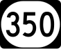 Kentucky Route 350 marker