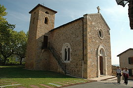 The church of Saint-Julien, in Belmont-d'Azergues