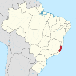 Kaart van Espírito Santo