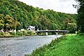 Straßenbrücke über die Flöha (Flöhabrücke Falkenau, Schulbrücke)