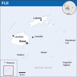 Lokasi Fiji