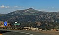 Hawkins Peak seen from Red Lake Vista Point along California State Route 88 at Carson Pass