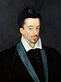 Portrait of Henri III of France, ca. 1582-86[5] attributed to Quesnel (Musée du Louvre)