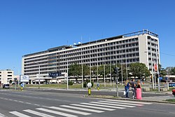 Hotel Jugoslavija danas, pogled sa Bulevara Nikole Tesle