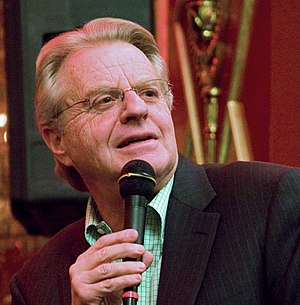 English: Jerry Springer at a Hudson Union Soci...