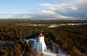 Kõpun majakka ylhäältä.