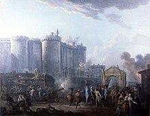 L'Arrestation du gouverneur de la Bastille, le 14 juillet 1789, Musée de la Révolution française.