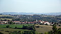 Le village de Cottance vu de Rozier-en-Donzy.