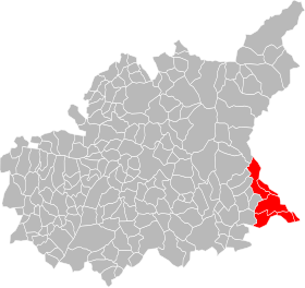 Localisation de Communauté de communes du Pays d'Entrevaux