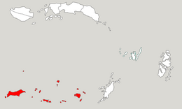 Reggenza delle Molucche Sudoccidentali – Mappa