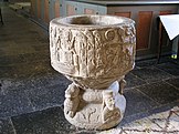 Baptismal font of Löderup Church