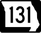 Route 131 marker