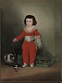 Don Manuel Osorio de Moscoso y Manrique de Zúñiga, de niño, por Francisco de Goya.