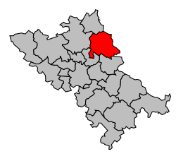 Cantone di Montastruc-la-Conseillère – Mappa