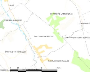 Poziția localității Saint-Denis-de-Mailloc