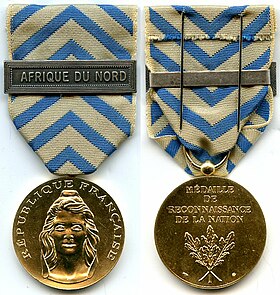 Médaille de reconnaissance de la Nation