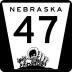 State Highway 47 marker