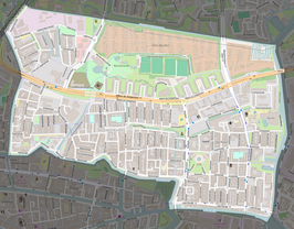 Kaart van Leiden-Noord