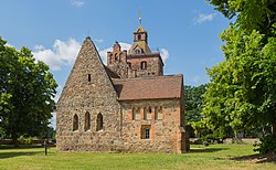 72. Platz: J.-H. Janßen mit Dorfkirche Paserin in Luckau im Landkreis Dahme-Spreewald