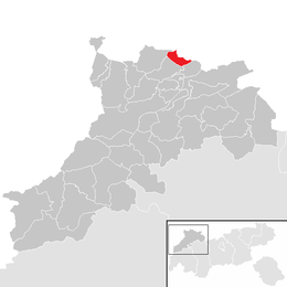 Location in the district