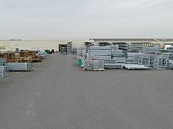 Vue d'ensemble de la plate-forme logistique de Valdivienne[16].