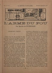 Berthe de Puybusque, L’Arme du fou, 1918    