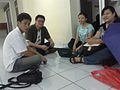 One of weekly meeting of commitee