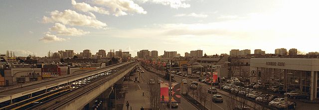 Vista para o centro de Richmond