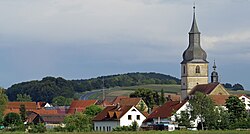 Saal an der Saale seen from the west