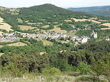 Une vue générale de Saint-Nectaire